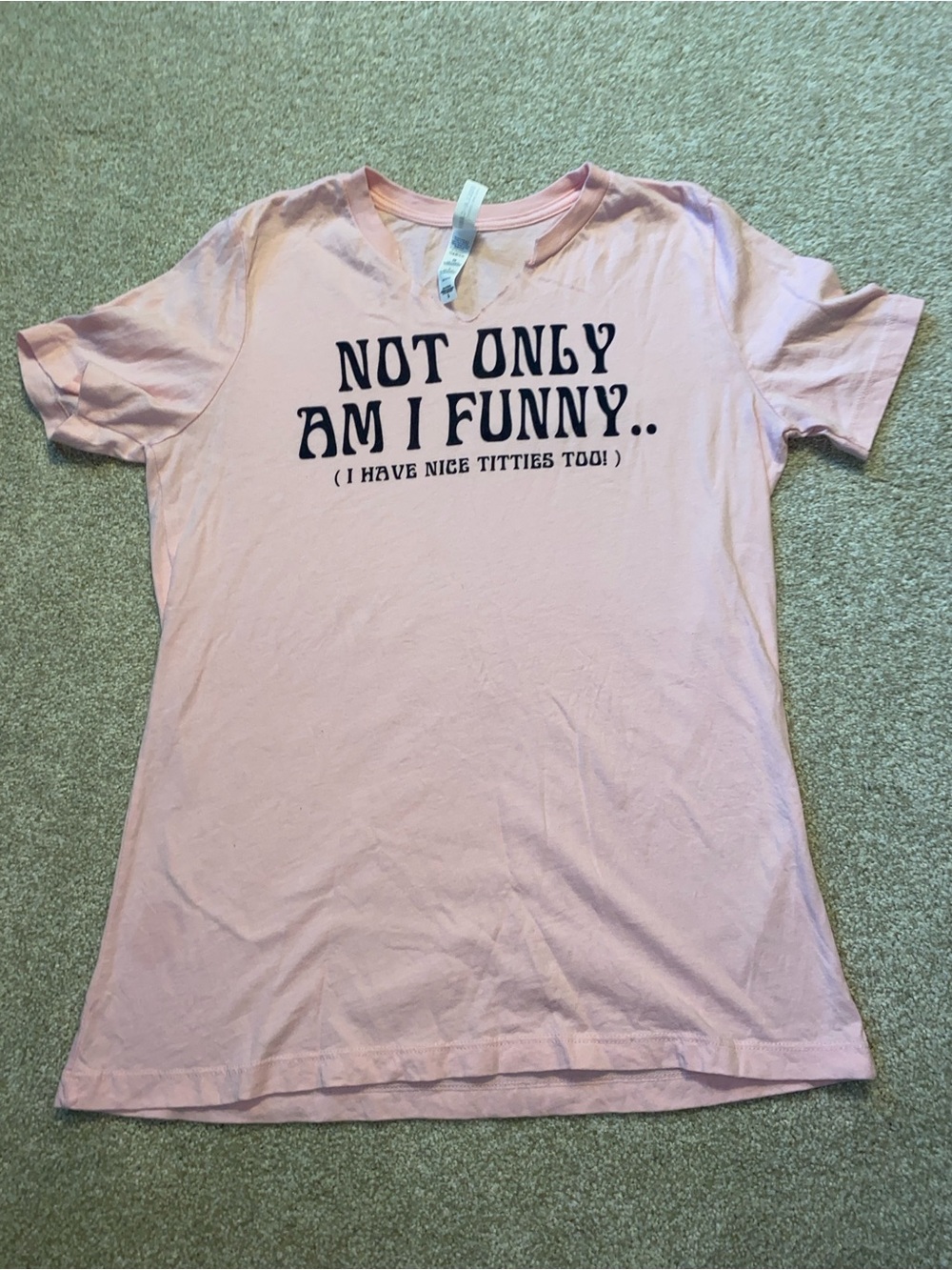 Funny Graphic Pink Tee